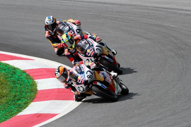 Red Bull MotoGP Rookies in ’the riders land’.